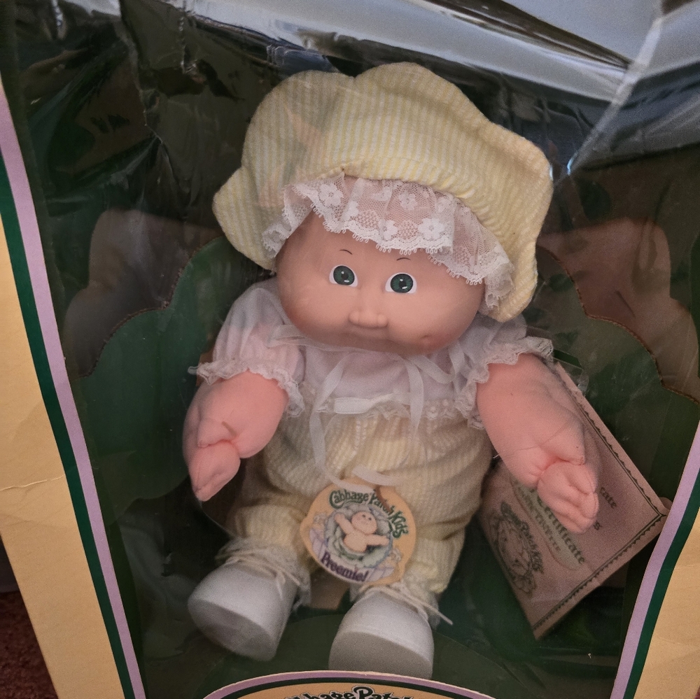 Rare Vintage 1983 "Preemie" Cabbage Patch Kid #3870 Fannie Linette